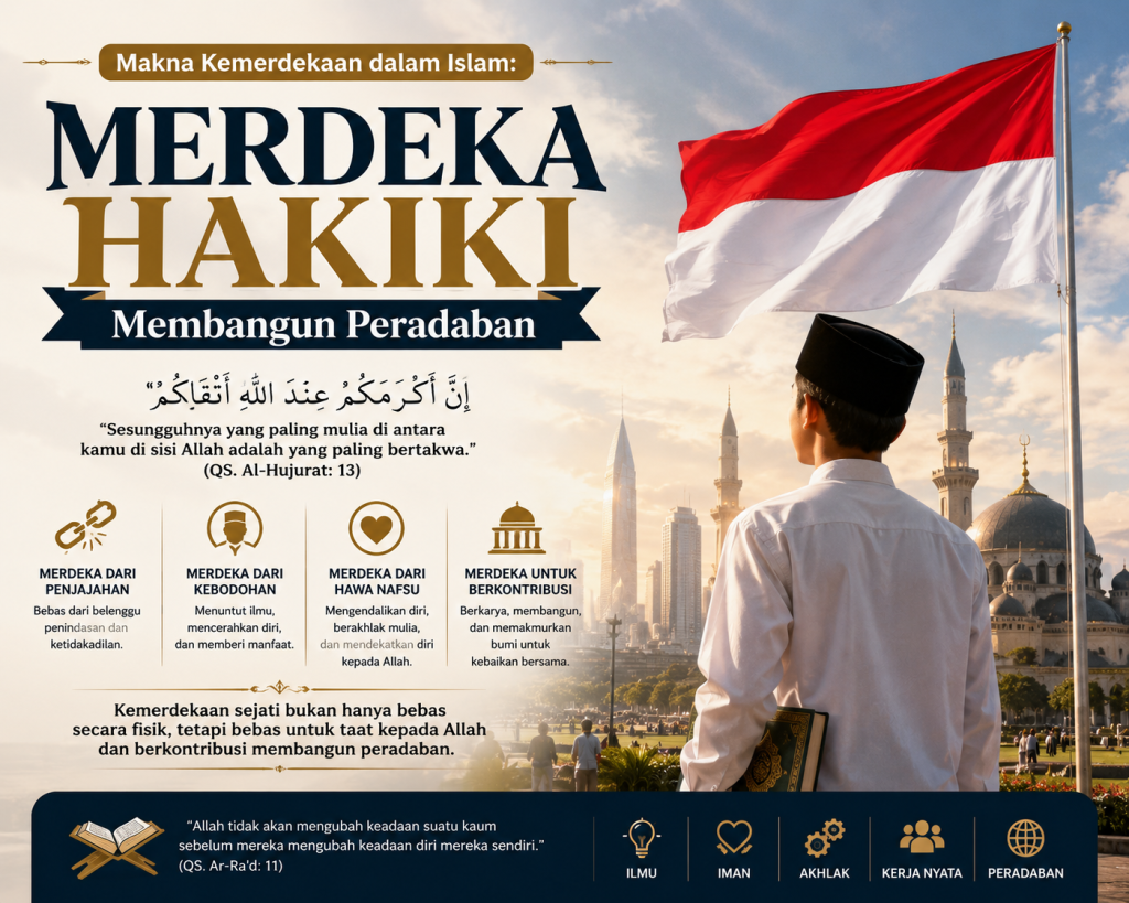 Makna Kemerdekaan dalam Islam: Merdeka Hakiki Membangun Peradaban