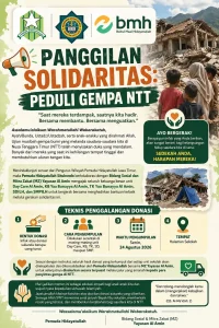 Panggilan Solidaritas Peduli Gempa NTT, Pemuda Hidayatullah Situbondo Ajak Keluarga Besar Al Amin Bergerak Bersama
