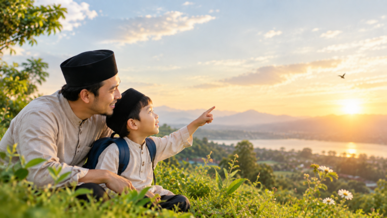 10 Kebiasaan Kecil untuk Menumbuhkan Cinta kepada Allah pada Anak